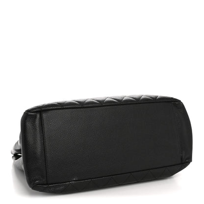 Chanel Caviar Quilted Grand Shopping Tote GST Black 4 of 14
