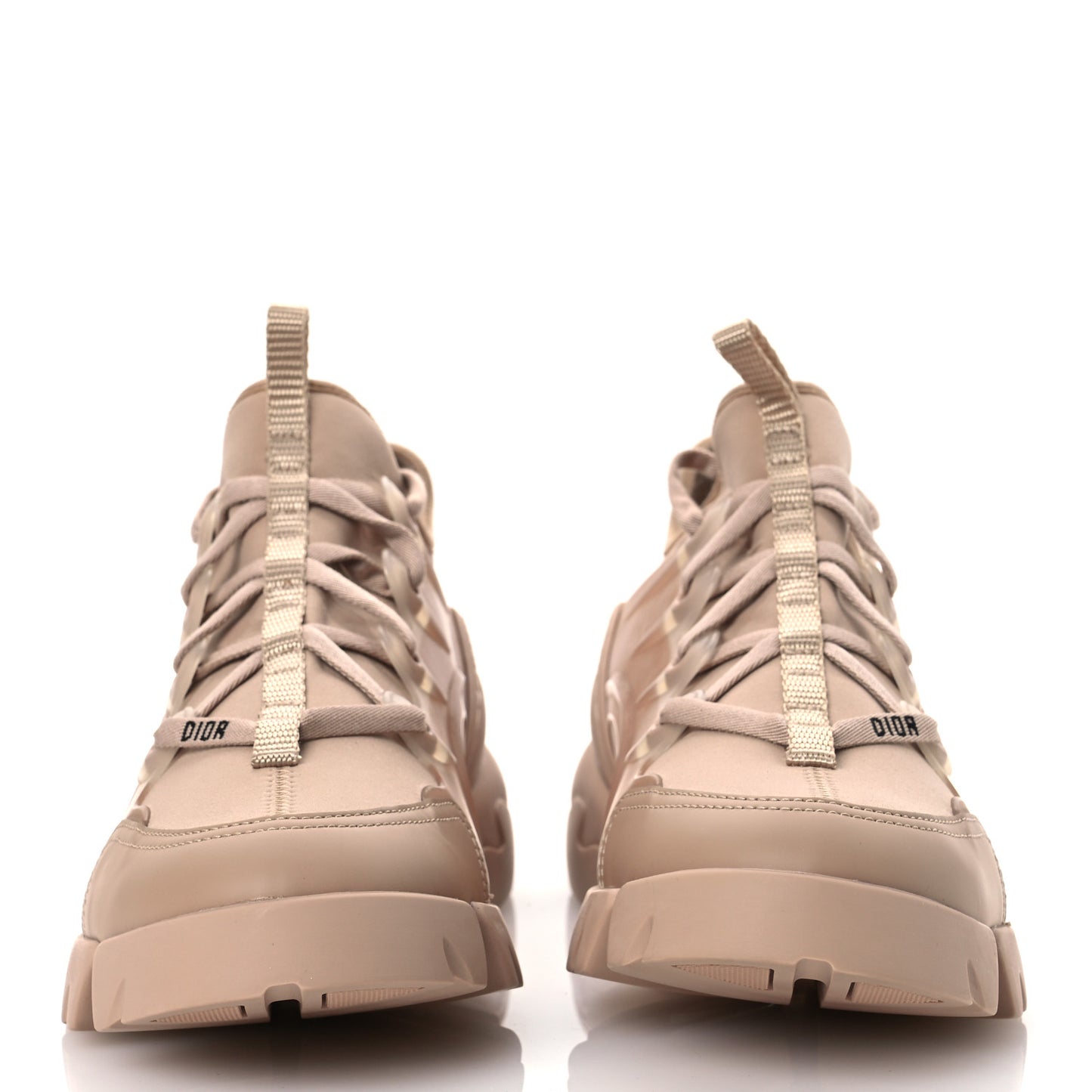 Neoprene Rubber Womens D-Connect Sneakers 40 Nude