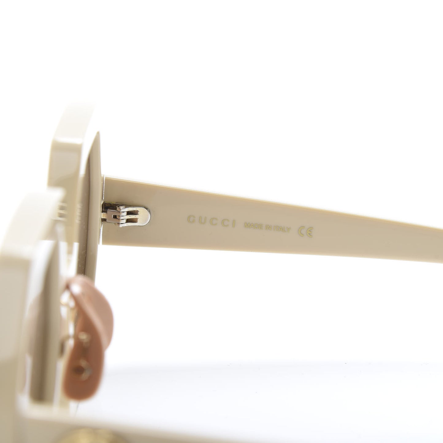 Acetate Square Sunglasses GG0772S White