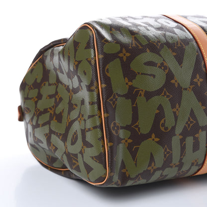 Louis Vuitton Graffiti Keepall 50 Kaki 7 of 12