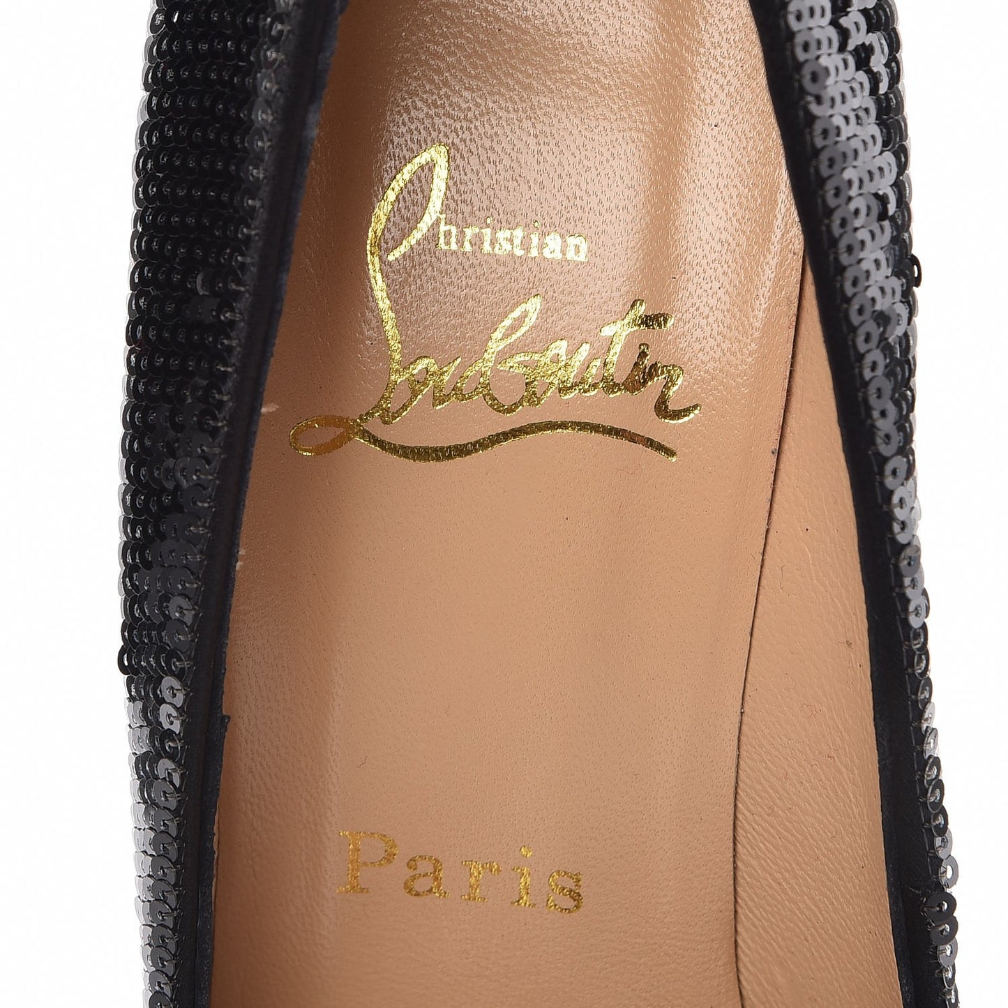 Sequin Decollete 868 100 Pumps 39.5 Black