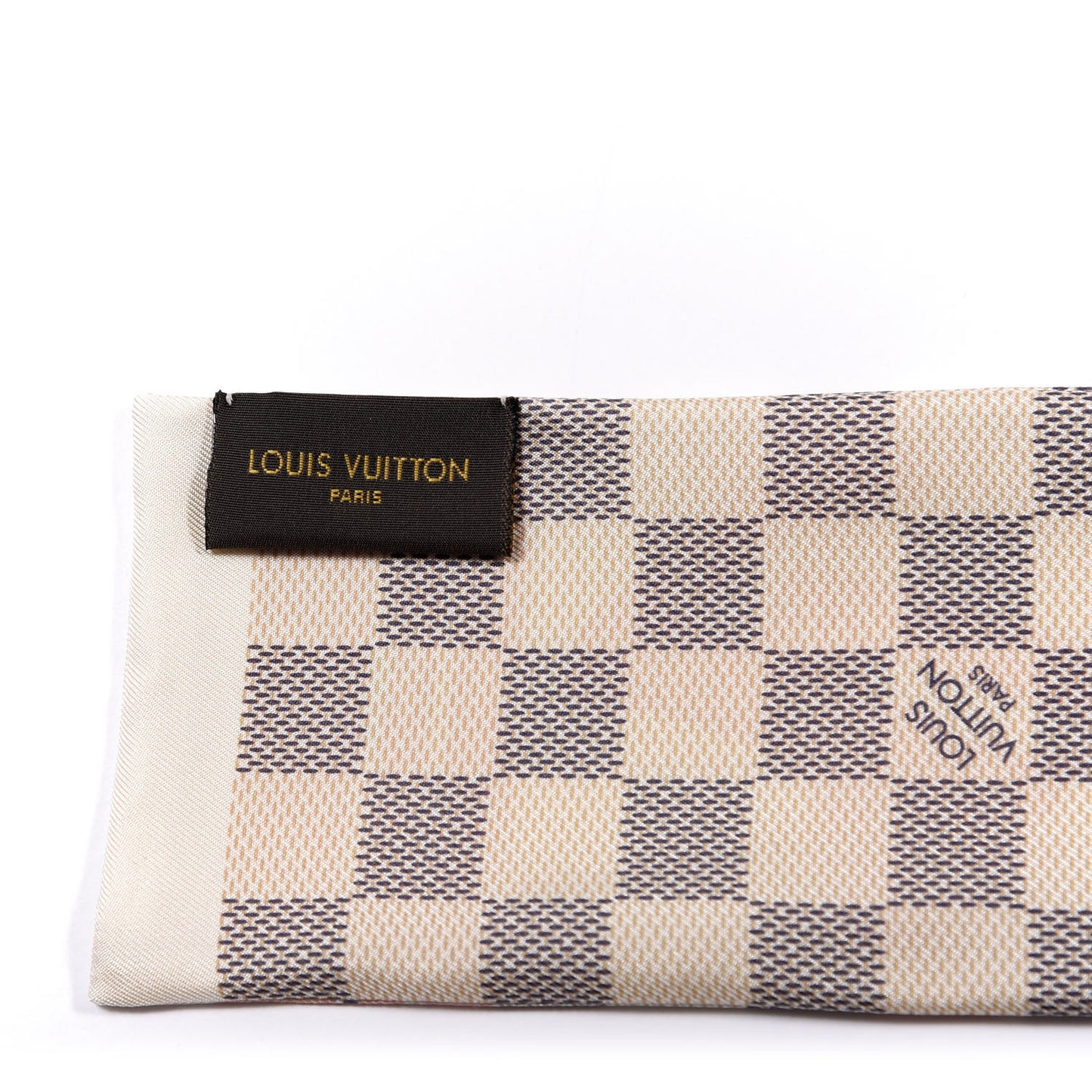 Silk Damier Azur Tahitienne Bandeau Rose Ballerine