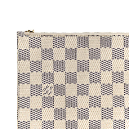 Louis Vuitton Damier Azur Neverfull MM GM Pochette 8 of 10