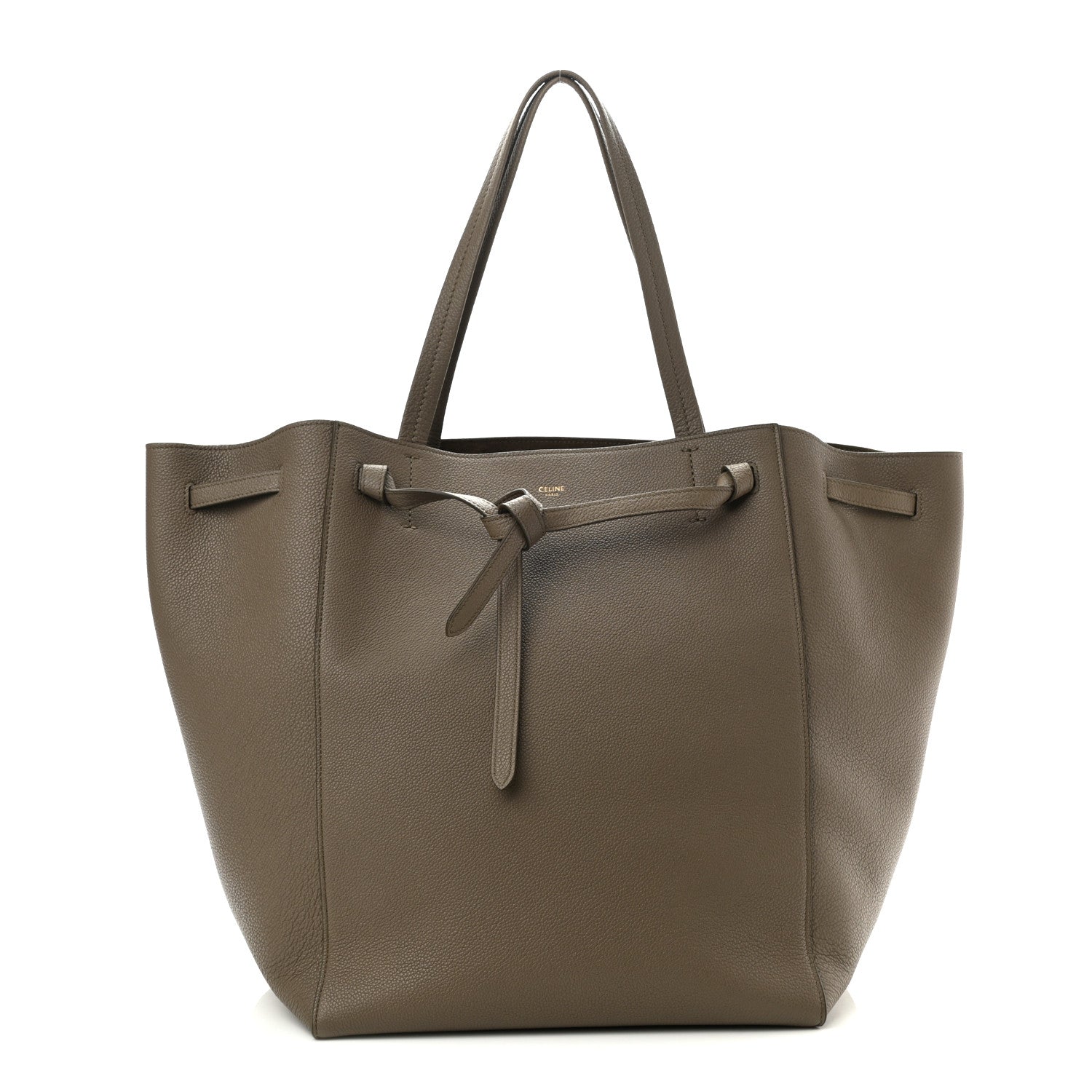 Celine Soft Grained Calfskin Medium Belt Cabas Phantom Taupe 1 of 11