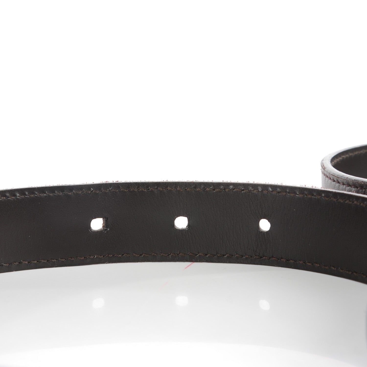 Gucci Calfskin Belt 90 36 Dark Brown 7 of 8