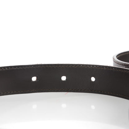 Gucci Calfskin Belt 90 36 Dark Brown 7 of 8