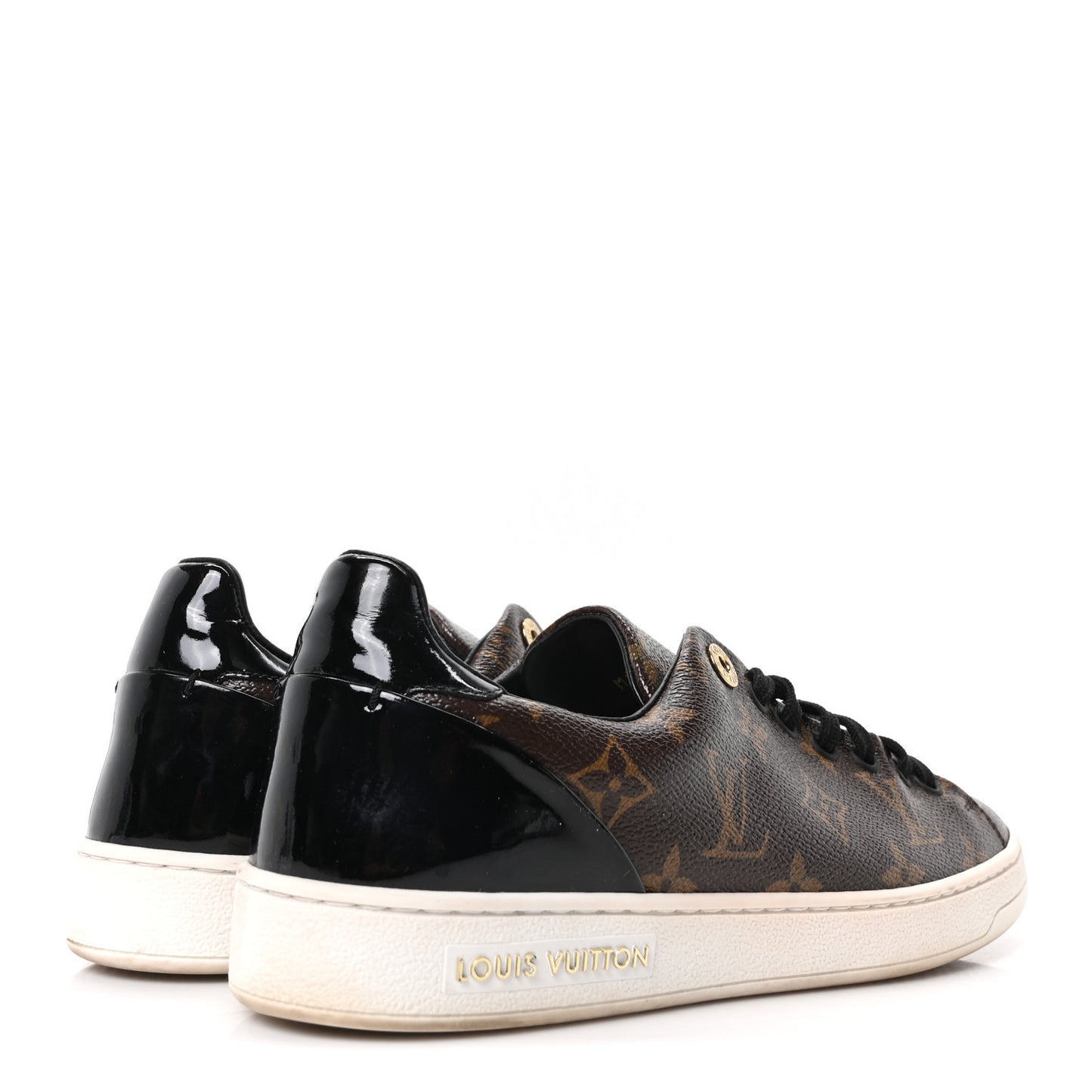 Patent Monogram Frontrow Sneakers 38
