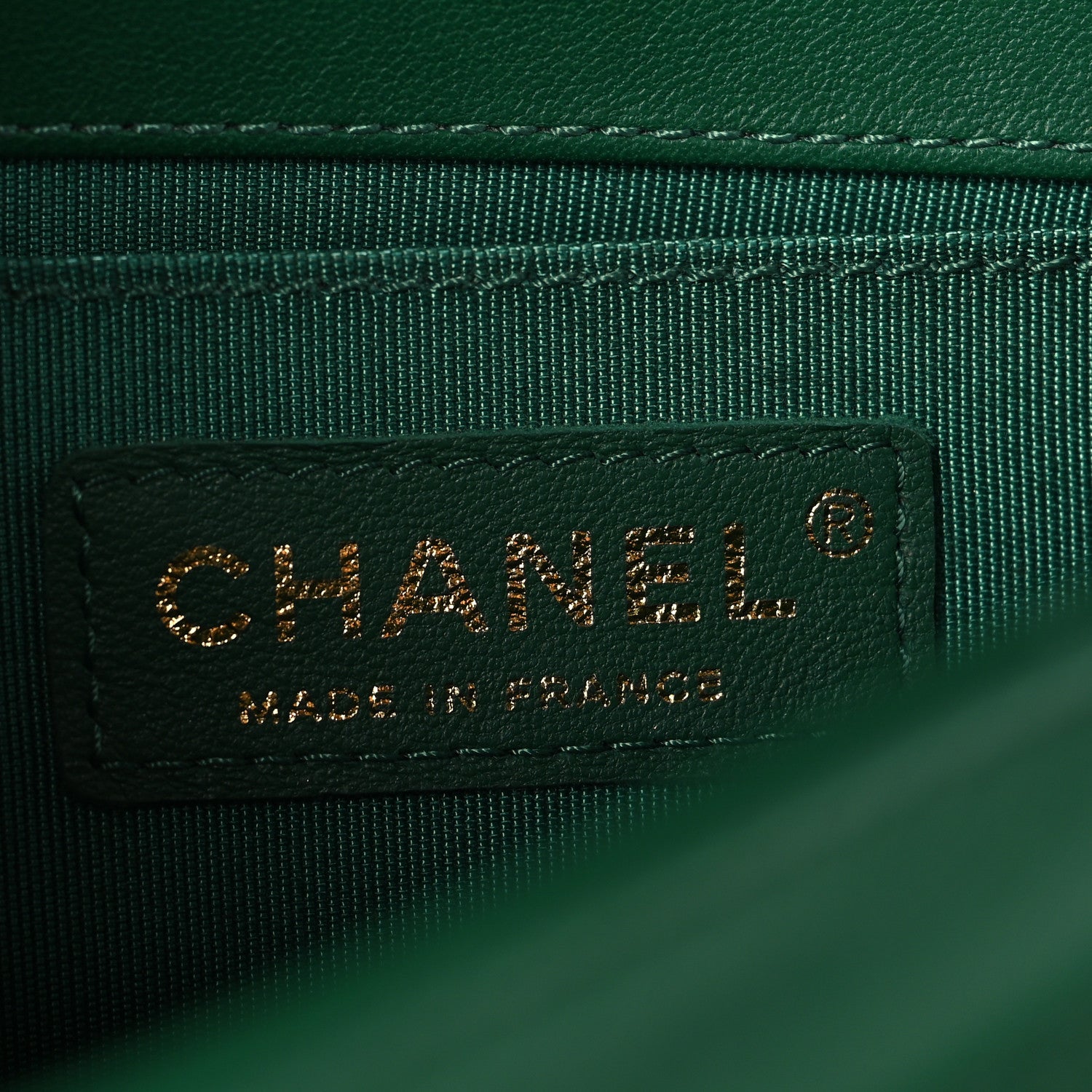 Chanel Lambskin Quilted Small Boy Flap Green 6 of 13