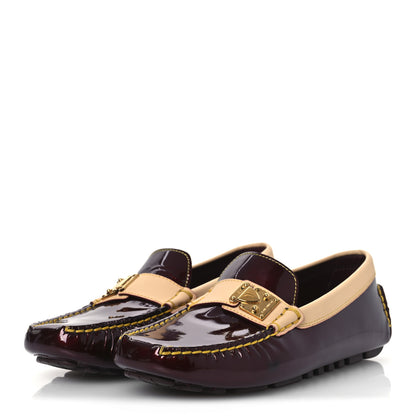 Louis Vuitton Vernis Zen Driving Loafers 36 Amarante 4 of 11