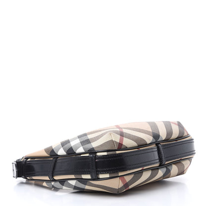 Burberry Nova Check Shoulder Bag Black 4 of 16