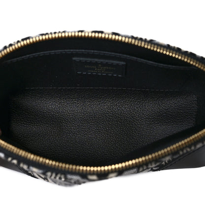 Louis Vuitton Jacquard Since 1854 Cosmetic Pouch PM Grey 5 of 9