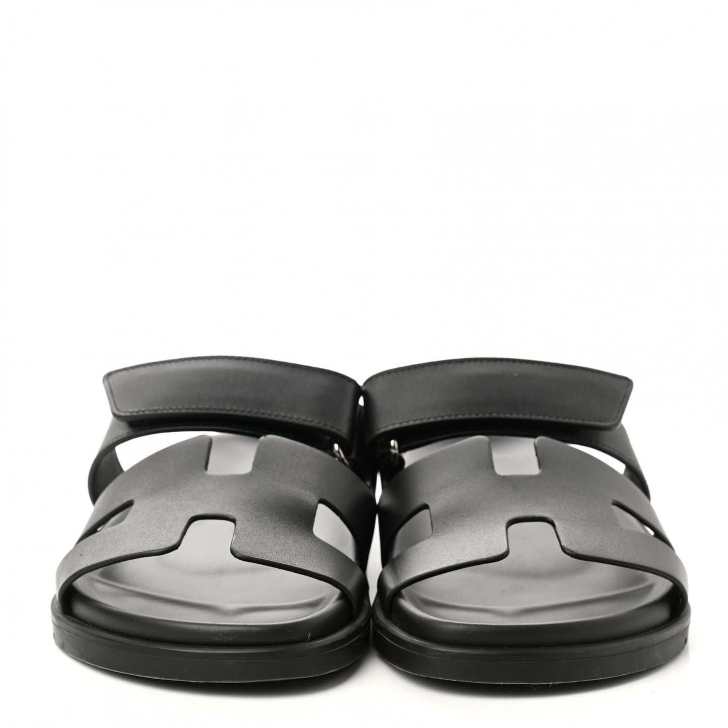 Calfskin Womens Chypre Sandals 37.5 Black