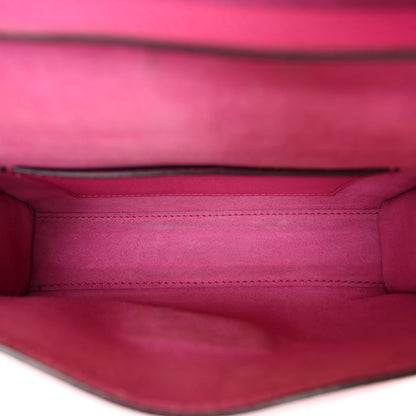 Valentino Garavani Pebbled Calfskin Medium Rockstud Flip Lock Crossbody Bag Pink Orchid 5 of 12