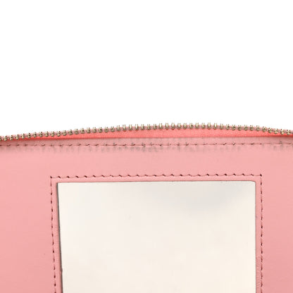 Chanel Lambskin Resin Elegant Chain Vanity Case Pink 16 of 17