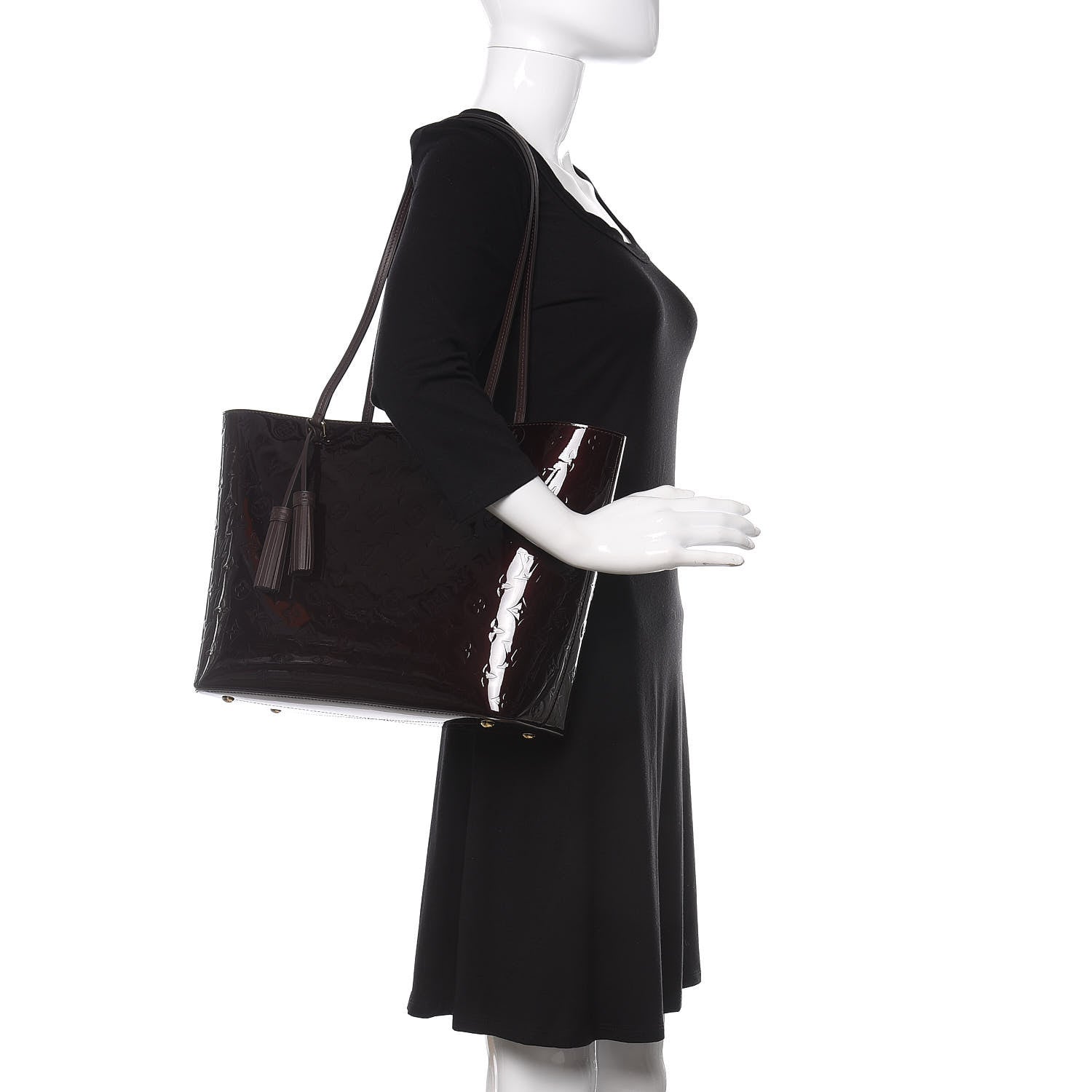 Louis Vuitton Vernis Long Beach MM Amarante 2 of 9