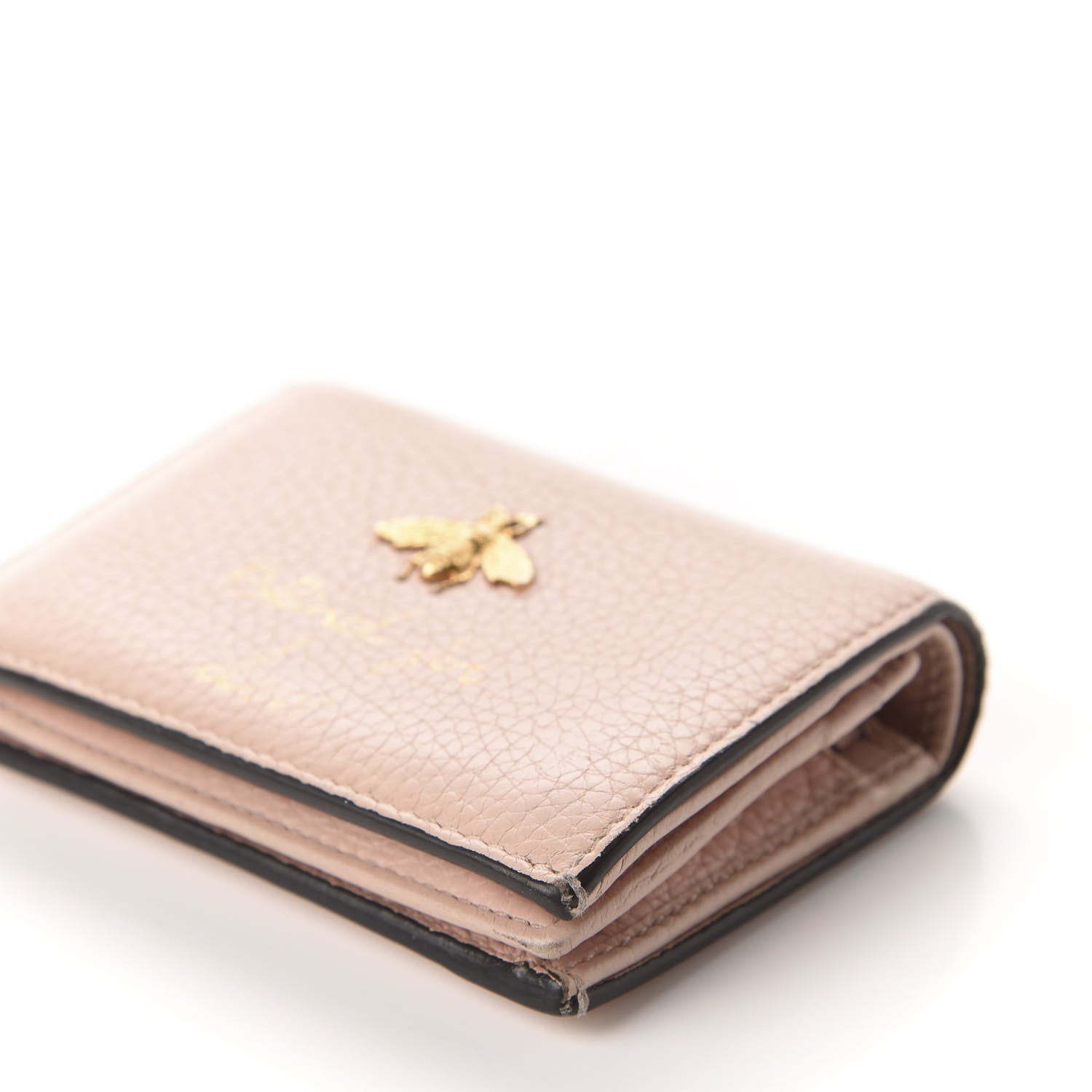 Gucci Cellarius Calfskin Blind for Love Animalier Card Case Perfect Pink 7 of 9