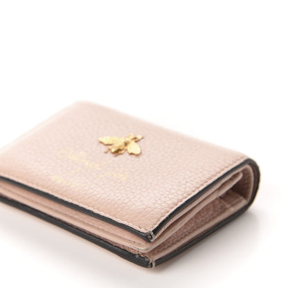 Gucci Cellarius Calfskin Blind for Love Animalier Card Case Perfect Pink 7 of 9