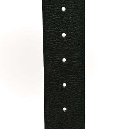 Gucci Calfskin 1973 Reversible Belt 85 34 Black Pink 6 of 7