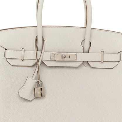 Hermes Togo Birkin 30 Gris Pale 8 of 12