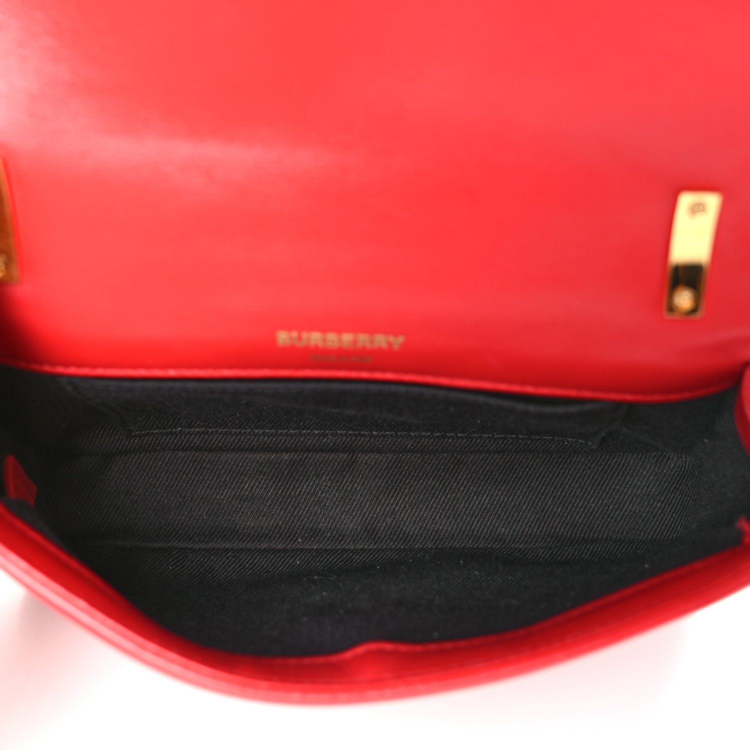Burberry Lambskin Quilted Mini Lola Bag Bright Red 5 of 9