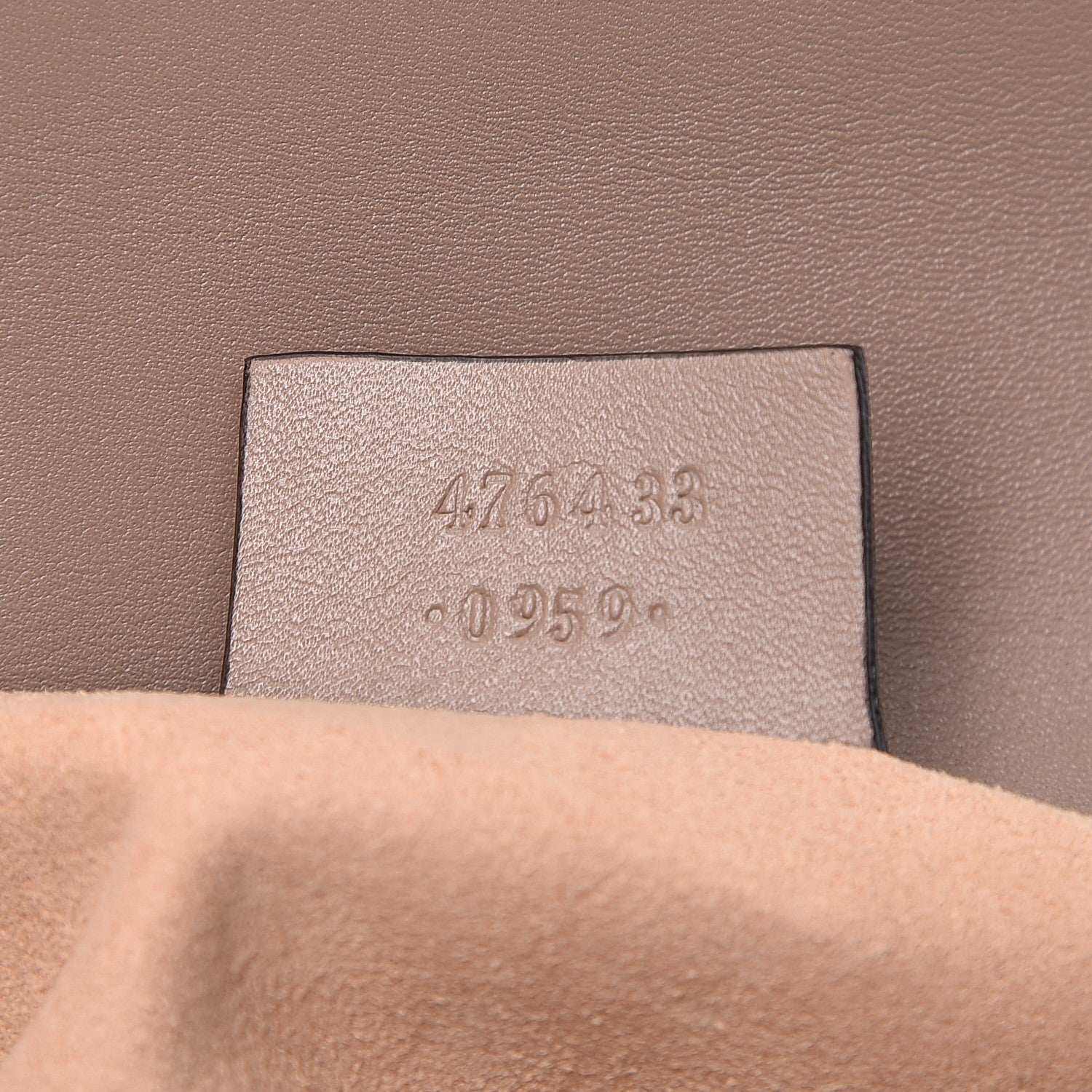Gucci Calfskin Matelasse Super Mini GG Marmont Shoulder Bag Porcelain Rose 7 of 7