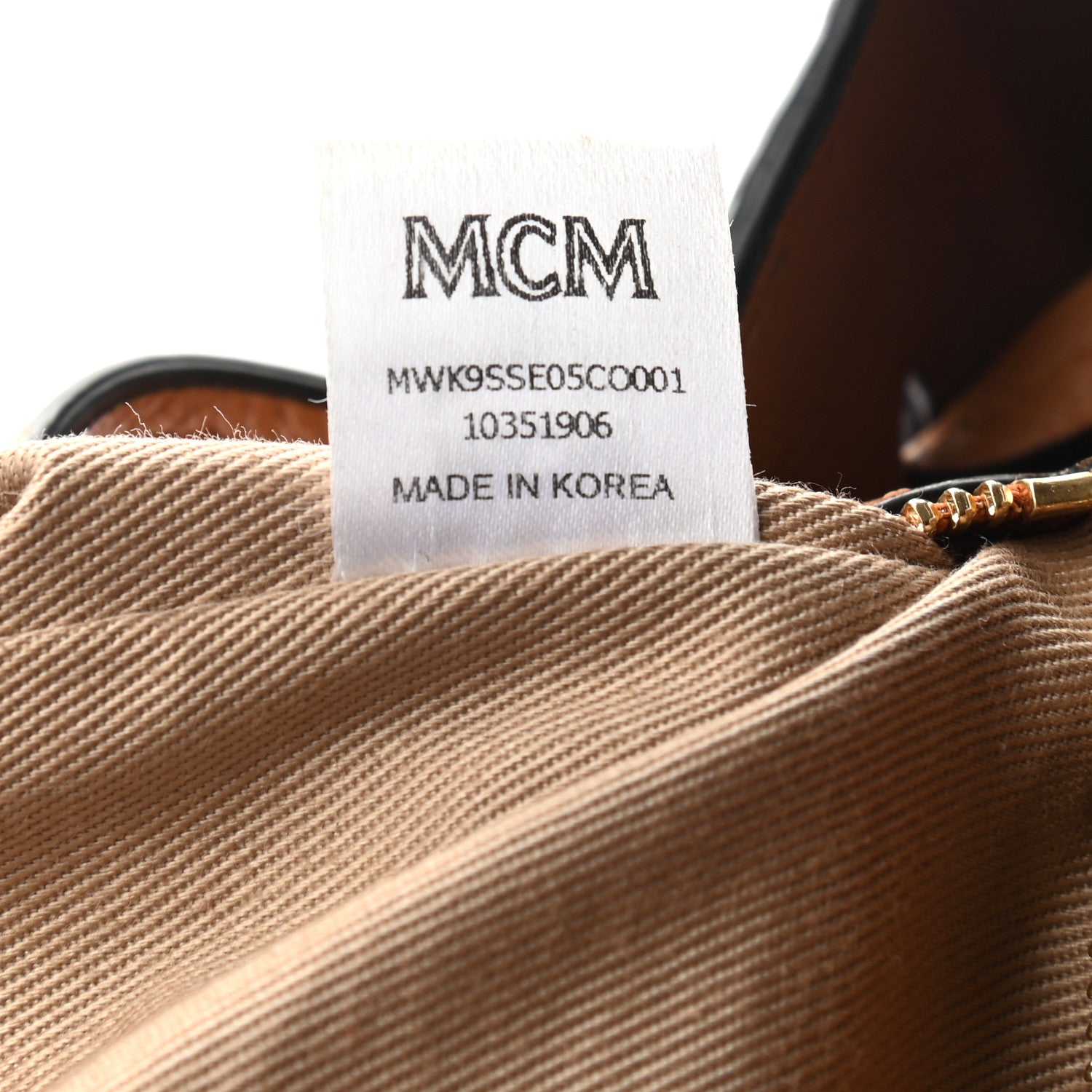 MCM Visetos Small Essential Backpack Cognac 7 of 10