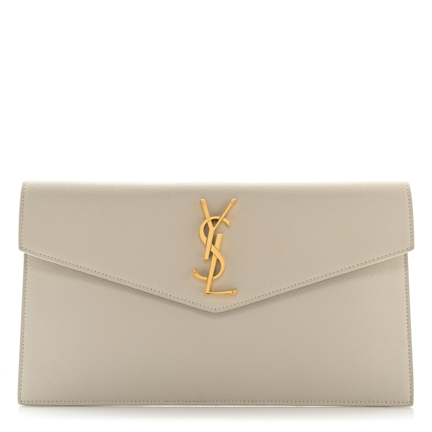 Saint Laurent Grain De Poudre Uptown Pouch Crema Soft 1 of 8