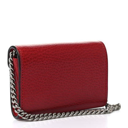 Gucci Calfskin Dionysus Coin Purse Hibiscus Red 3 of 6