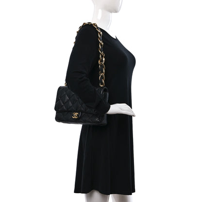 Chanel Lambskin Quilted Large CC Funky Town Flap Black 2 of 9