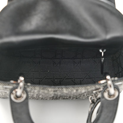 Christian Dior Tweed Mini Lady Dior Black 5 of 10