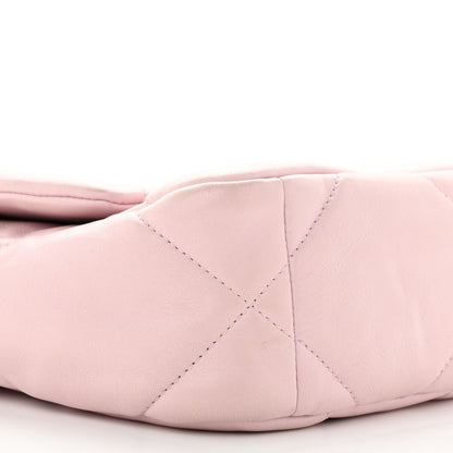 Chanel Lambskin Quilted Medium Chanel 19 Flap Light Pink 9 of 11