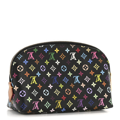 Louis Vuitton Monogram Multicolor Cosmetic Pouch Black Grenade 3 of 10