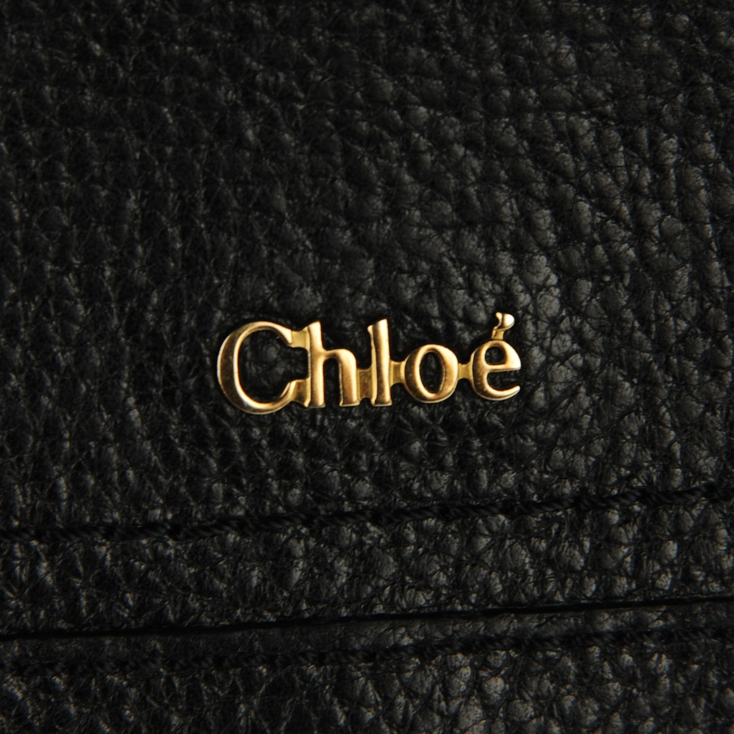 Grained Calfskin Paraty Zip Around Wallet Black