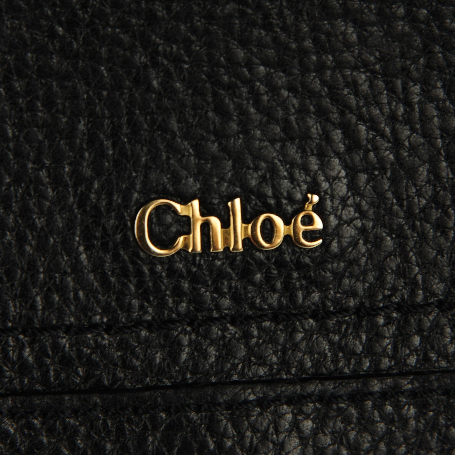 Chloe Grained Calfskin Paraty Zip Around Wallet Black 5 of 8