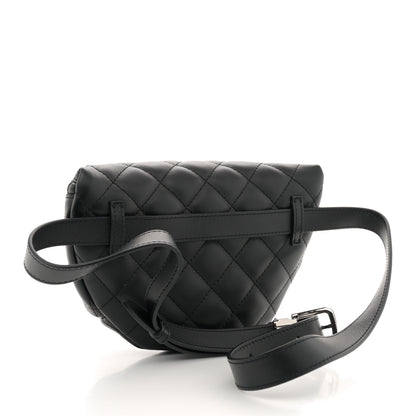 Chanel Calfskin Quilted Waist Belt Bag Black 3 of 10