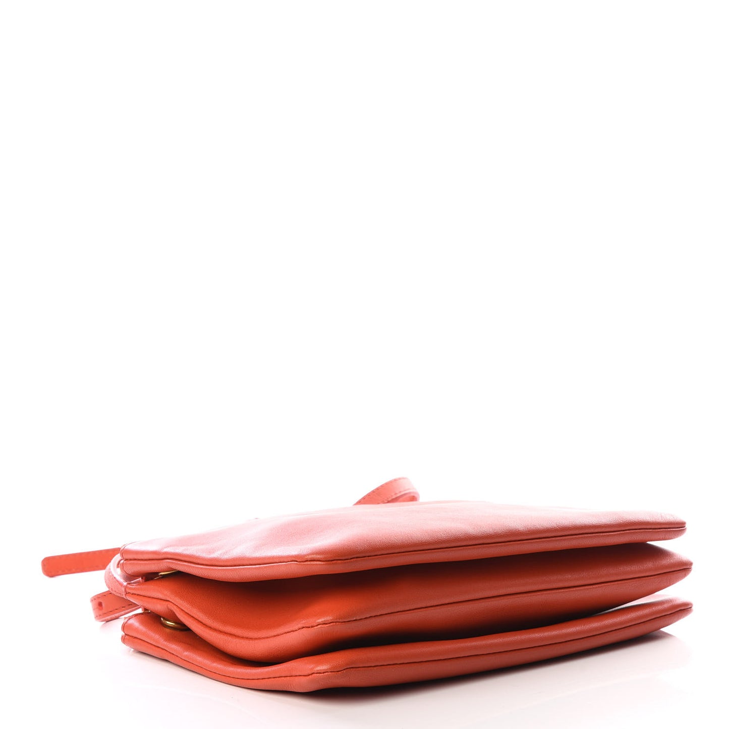 Lambskin Small Trio Crossbody Bag Light Ruby