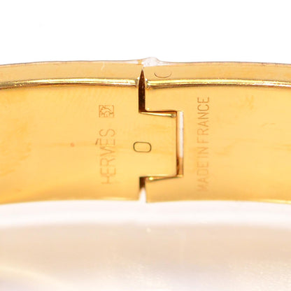 Hermes Enamel Narrow Clic Clac H Bracelet Green 4 of 6