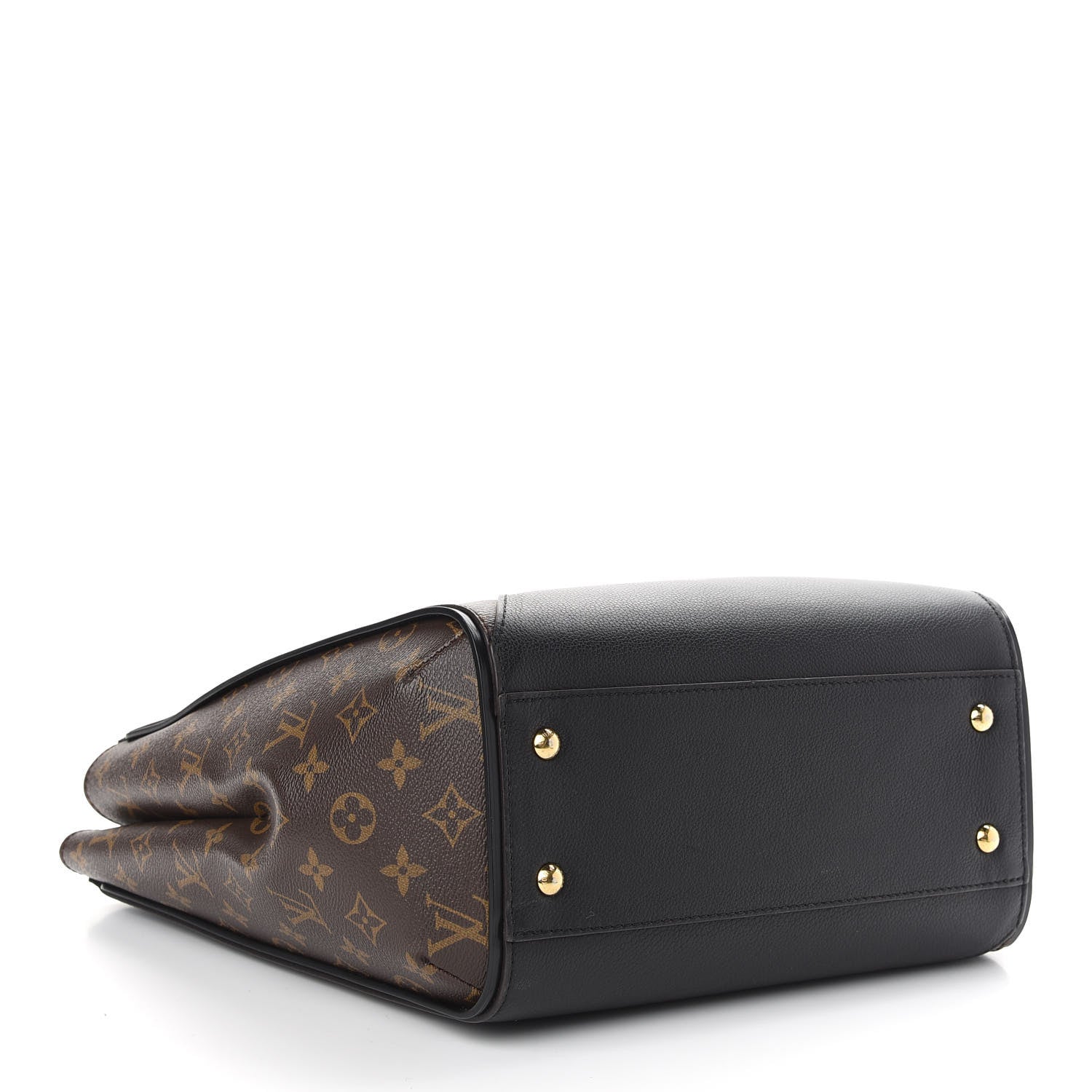 Louis Vuitton Calfskin Monogram Kimono Tote Black 4 of 9