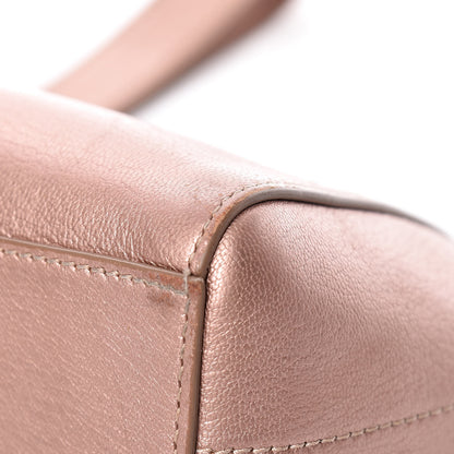 Givenchy Metallic Sugar Goatskin Small Antigona Beauty Wristlet Light Pink 16 of 21