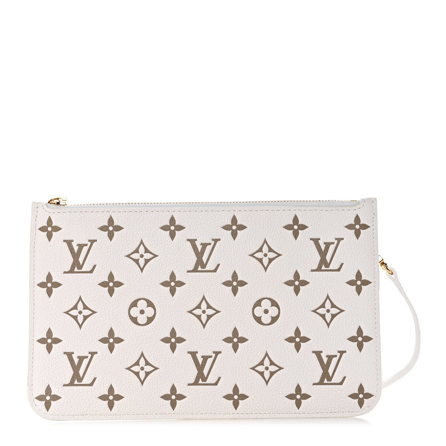 Louis Vuitton Empreinte Monogram Spring In The City Neverfull Pochette MM Kaki Beige Cream 1 of 7