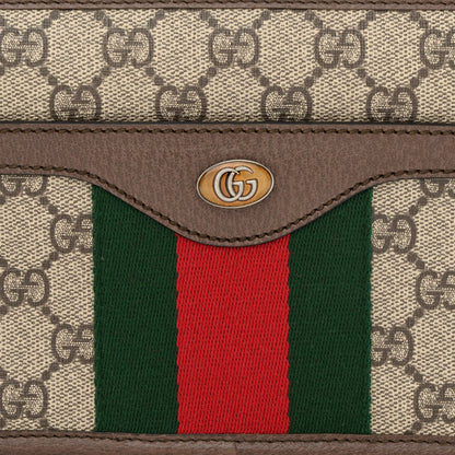 Gucci GG Supreme Monogram Web Ophidia Crossbody Bag Beige New Acero 8 of 10