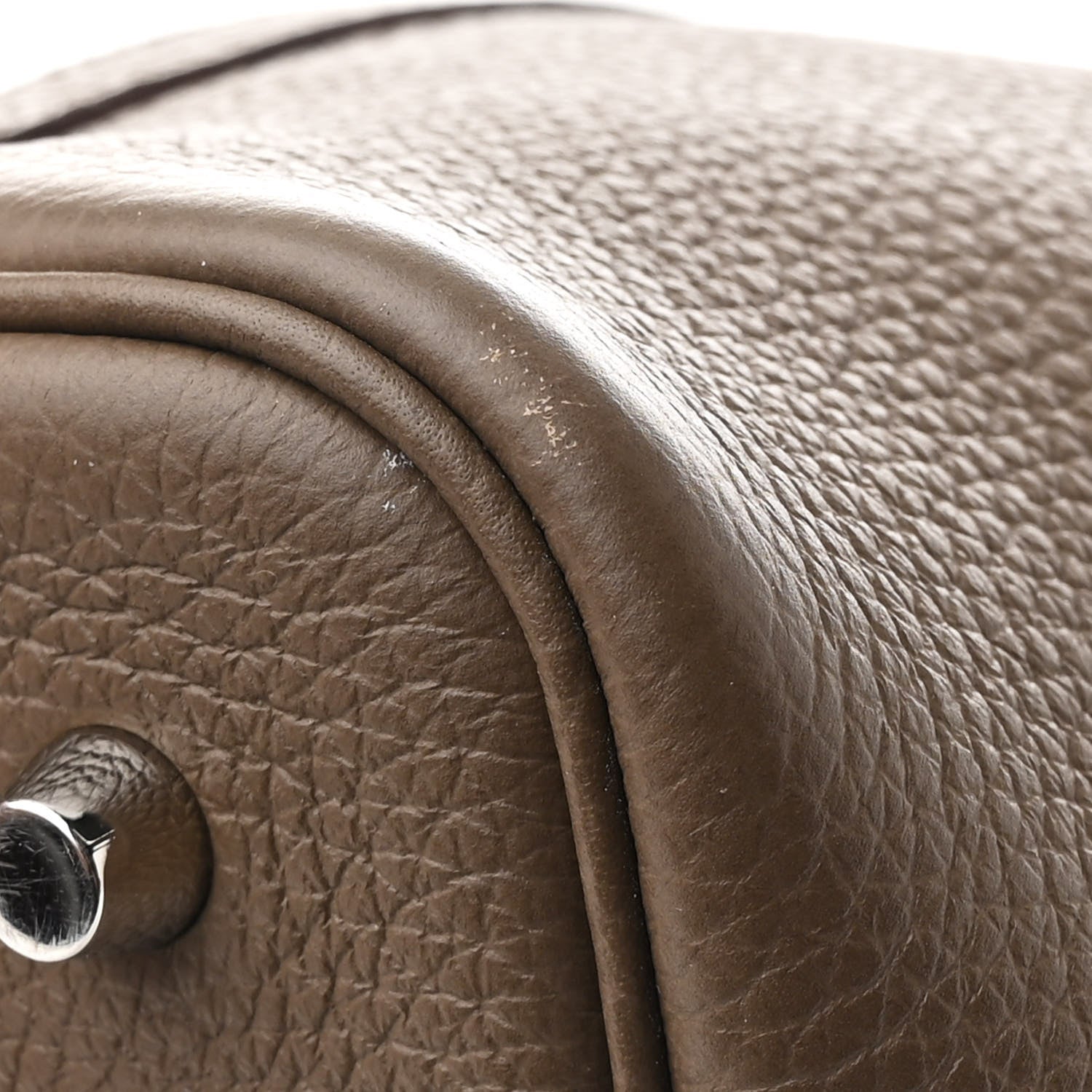 Hermes Taurillon Clemence Picotin Lock 22 MM Etoupe 11 of 12