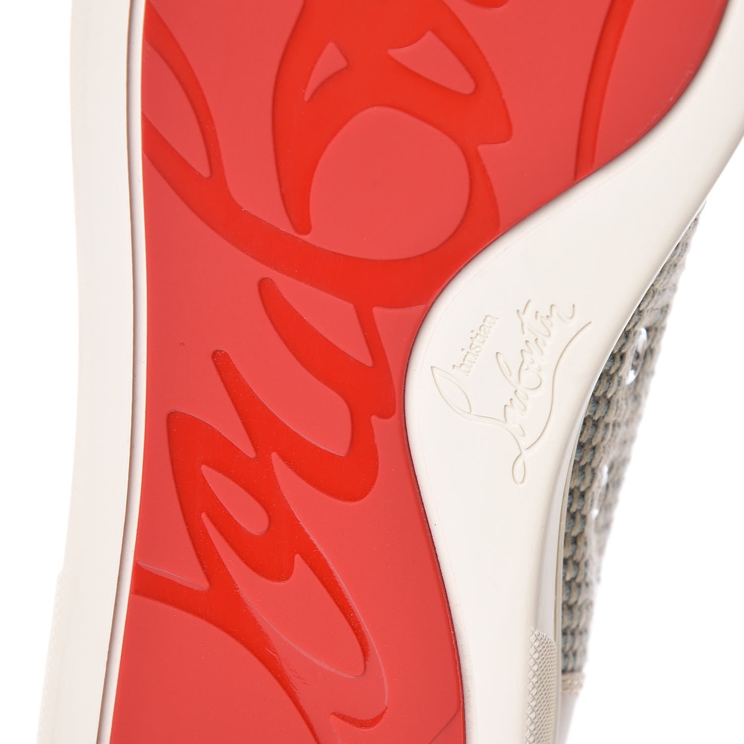 Christian Louboutin Calfskin Tresse Veau Velours Mens Louis Flats 40.5 Brown 6 of 8