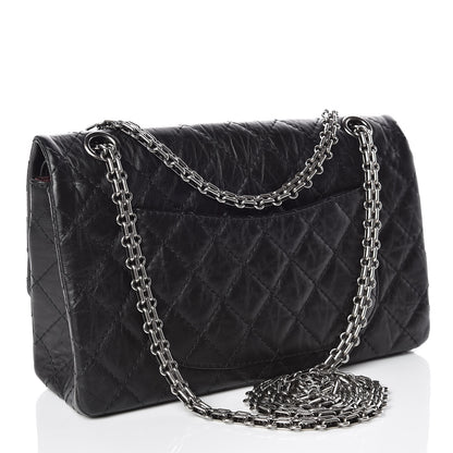 Chanel Aged Calfskin Quilted 2.55 Reissue 225 Flap Black 3 of 13