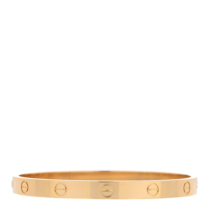 Cartier 18K Yellow Gold LOVE Bracelet 18 1 of 8