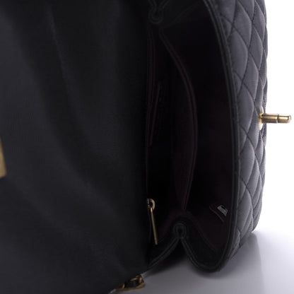 Chanel Caviar Quilted Mini Coco Handle Flap Black 5 of 9