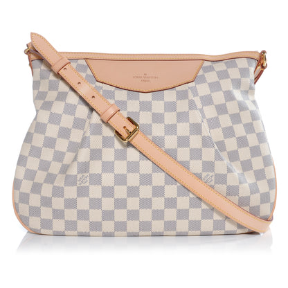 Louis Vuitton Damier Azur Siracusa MM 1 of 8