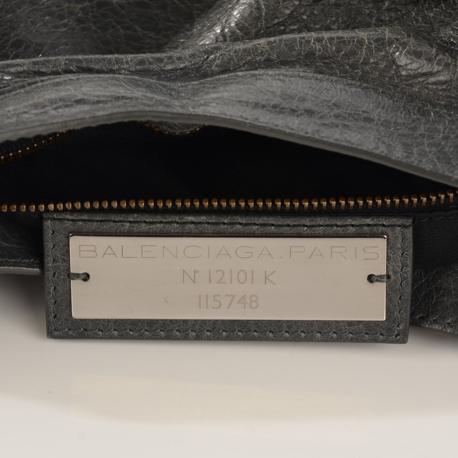 Balenciaga Agneau Classic Hardware City Gris Tarmac 6 of 8