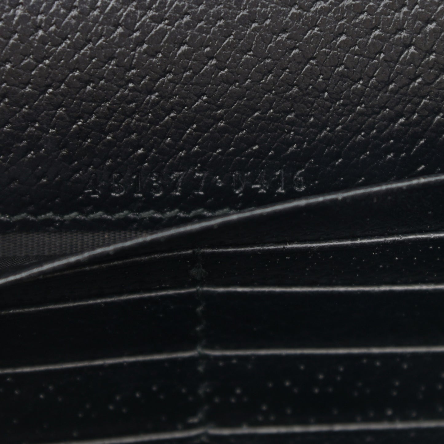 Calfskin Web Mini Dionysus Chain Wallet Black