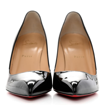 Christian Louboutin Patent Pigalle Follies 85 Pumps 41 Black 2 of 11